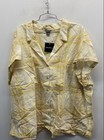 Eddie Bauer Women's SS Packable Camp Shirt Golddust Plaid Cotton Blend NWT 3X — photo 1