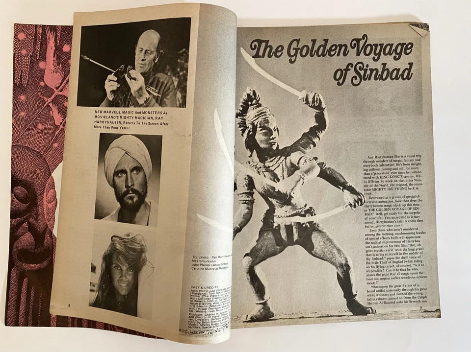 1974 CASTLE OF FRANKENSTEIN Magazine #21 Ray Harryhausen & Don Siegel Interviews - Image 4 of 4