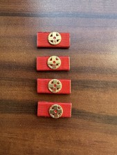 Bandschnalle Miniaturorden Rotes Kreuz Blutspende 25/40/50/75 Abzeichen Gold DRK