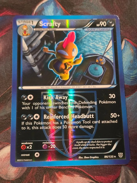 Scrafty [Reverse Holo] #86 (Plasma Storm (2013))