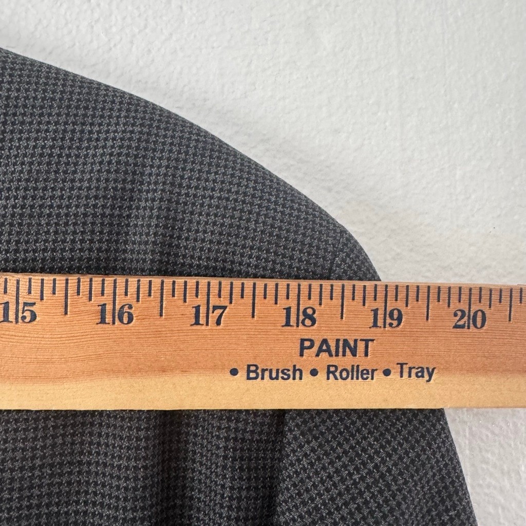 Men's BOSS Hugo Boss Gray Houndstooth Sport Coat Blazer 42R thumbnail 6