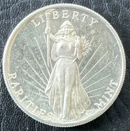 Rarities Mint Liberty International Trade Unit 1oz 999 FINE Silver round