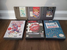 NES Lot (Blades of Steel, Double Dragon, WWF WrestleMania Steel Cage Challenge)
