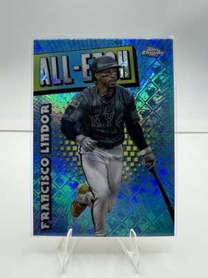 2025 Topps Chrome Logofractor Edition All-Etch Francisco Lindor #CAE-10
