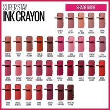 Maybelline Super Stay Ink Crayon ~ Choose Your Shade