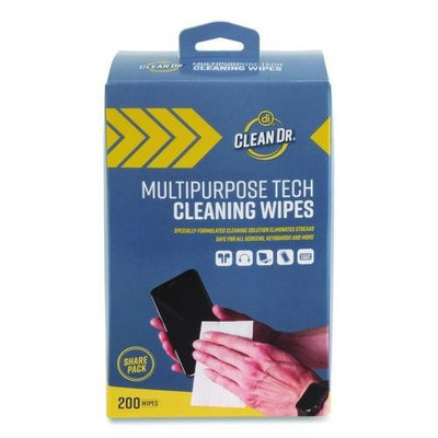 #ad Digital ScreenDr Tech Cleaning Wipes 7 x 4 Unscented 200 Pack 3 Pack Carton $87.70