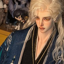 1/3 BJD Doll Joint Resin Facial Makeup Extravagant Antique Man Nude Gifts Toy