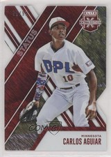 2017 Panini Elite Extra Edition Status Red Die-Cut /99 CARLOS AGUIAR #142 0d7u