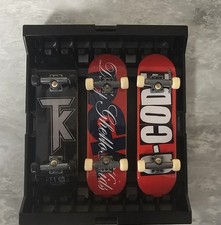 Tech Deck Fingerboards Lot of 3 plus travel c...