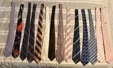 Lots Of 14 Men  s All Silk/100 Silk Neck Ties