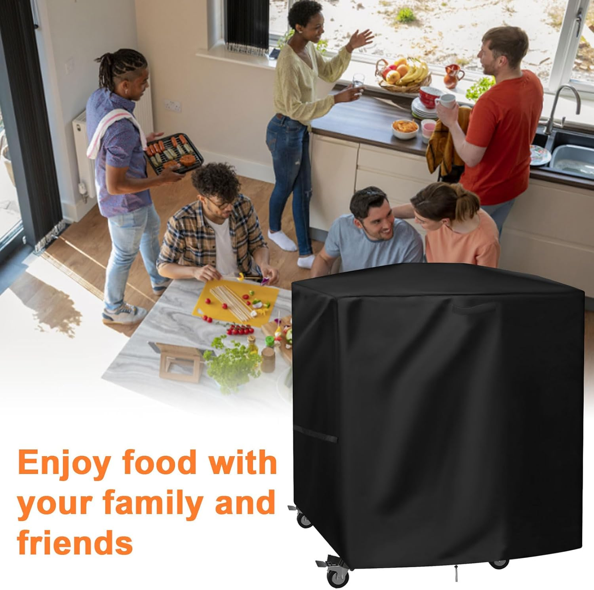 Grill Cover for Blackstone Model 8003 E-Series 22 Electric Tabletop Griddle wit
