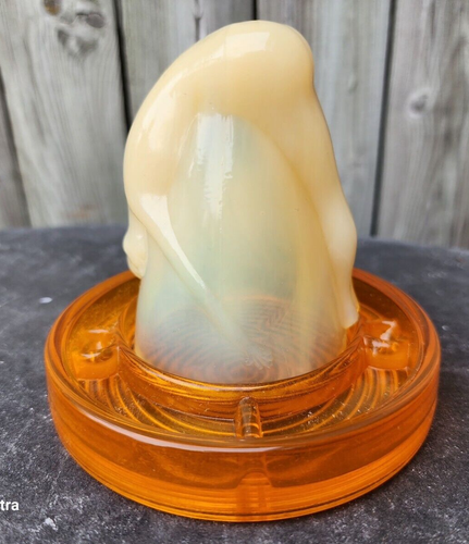 UV Shines Caramel #77725 REAL McKee Bottoms Up Shot Glass Cup & Orange Coaster - Picture 7 of 24