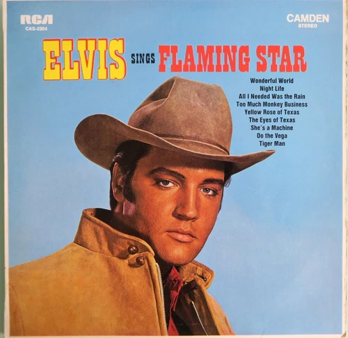 Elvis Presley Sings Flaming Star Aust Blue RCA 12'' vinyl Lp 1969 Rock The King