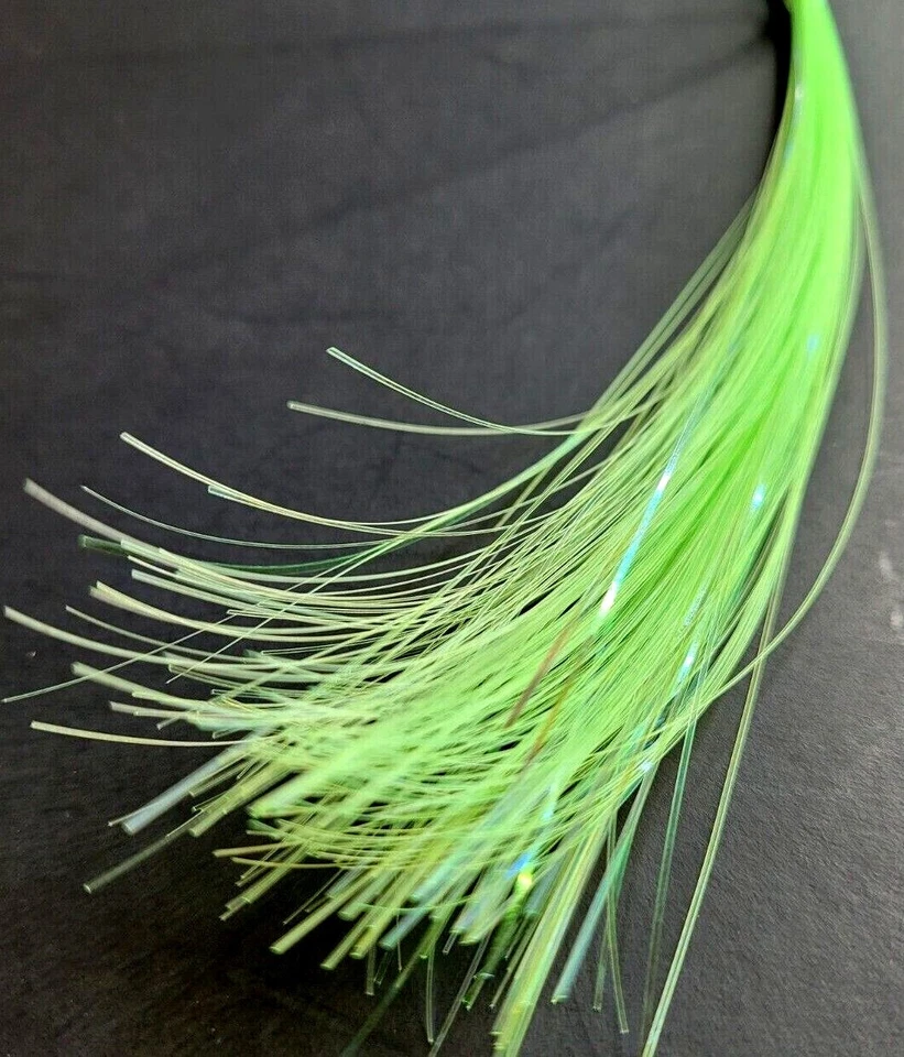 FLASHABOU ICE WING - Materiais para amarrar moscas - 9 CORES - Enfeite UV - 0,5mm x 9 pol. - Imagem 4 de 4