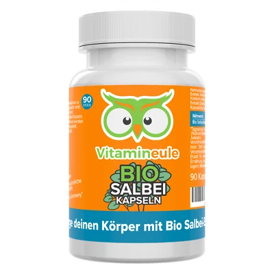 Bio Salbei Kapseln mit 500 mg 4:1 Extrakt - vegan - Vitamineule - Bild 1 von 4