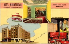 Linen PC Hotel Minnesotan, Washington at 2nd Avenue S. in Minneapolis, Minnesota