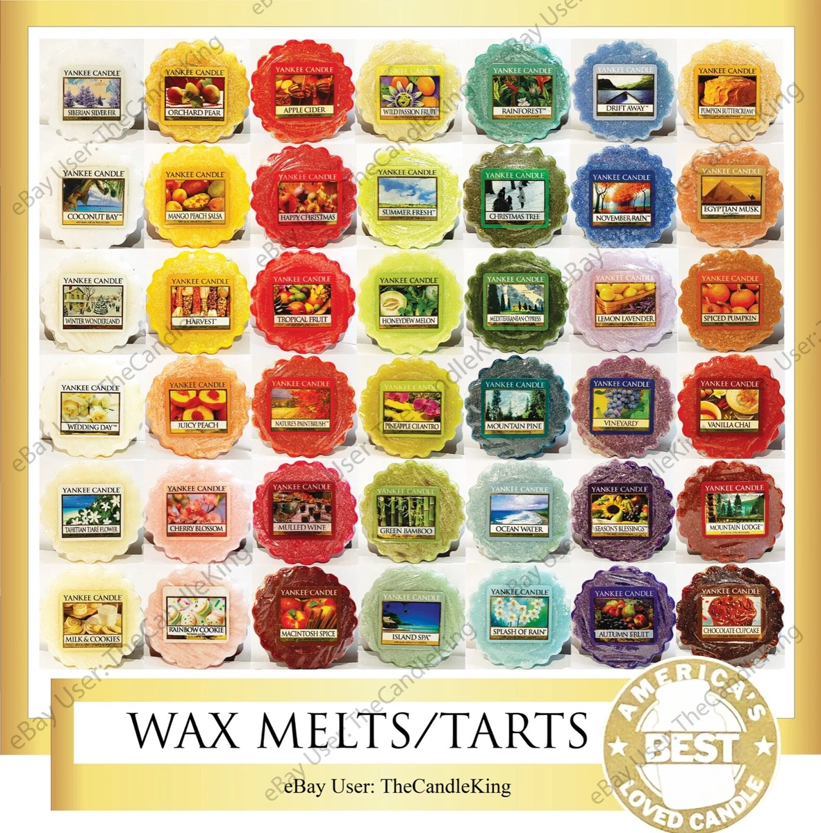 Wax Melt Tart - Clean Cotton 1676079E YANKEE CANDLE