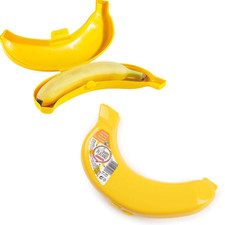 2X CONTENITORE PORTA BANANA SALVA BANANA PROTEGGI FRESCHEZZA UTILE PLASTICA