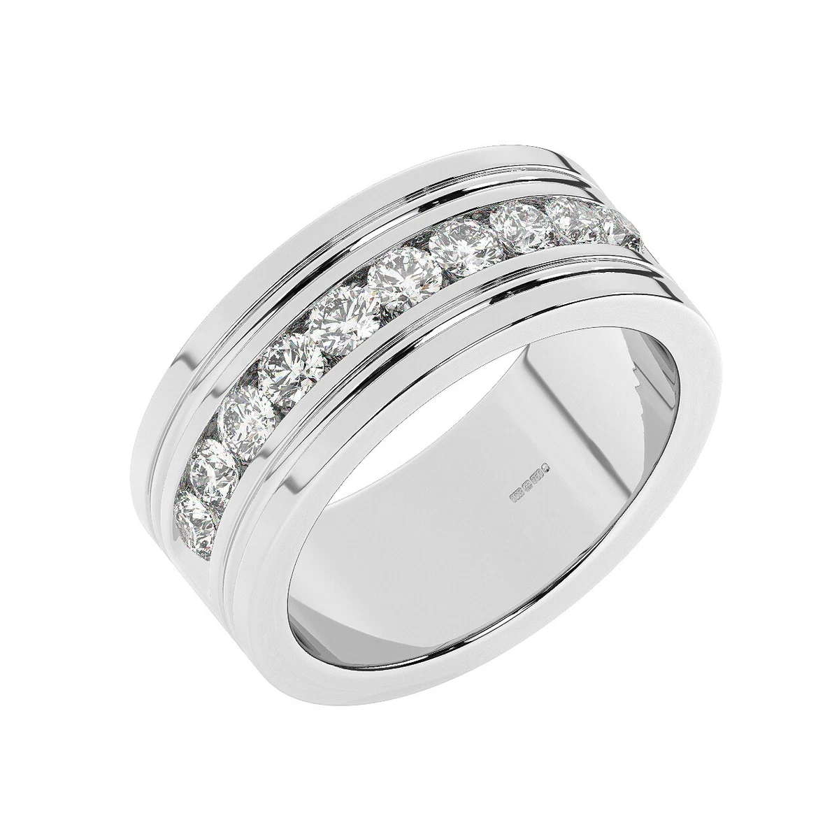 Guys diamond shop wedding rings