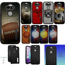 For [LG Tribute Monarch /Risio 4][GRIP TACTICAL SET6] Hybrid Case Dual Layer