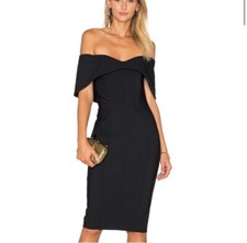 Misha Collection Black Brooklyn Dress Style RE1641DRBK, Size 4. EUC 