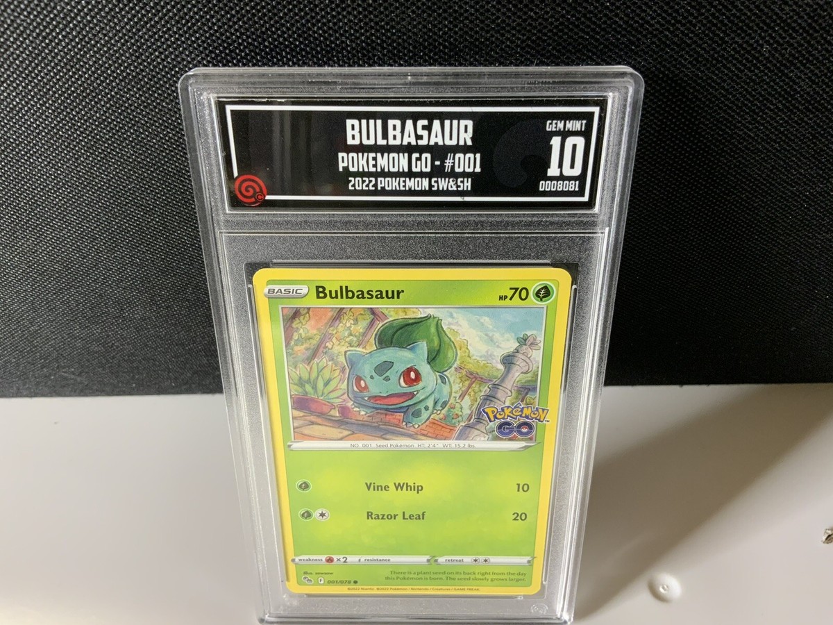 2022 Pokemon Go Bulbasaur TCCG 10 Gem 💎 Mint | eBay