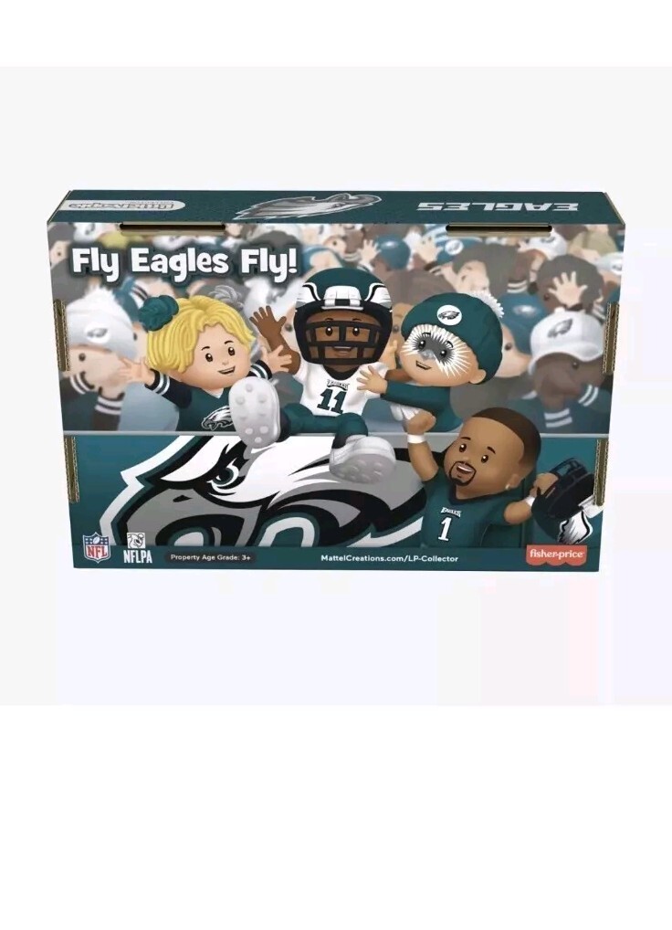 little people eagles fisher price philadelphia collector nfl new