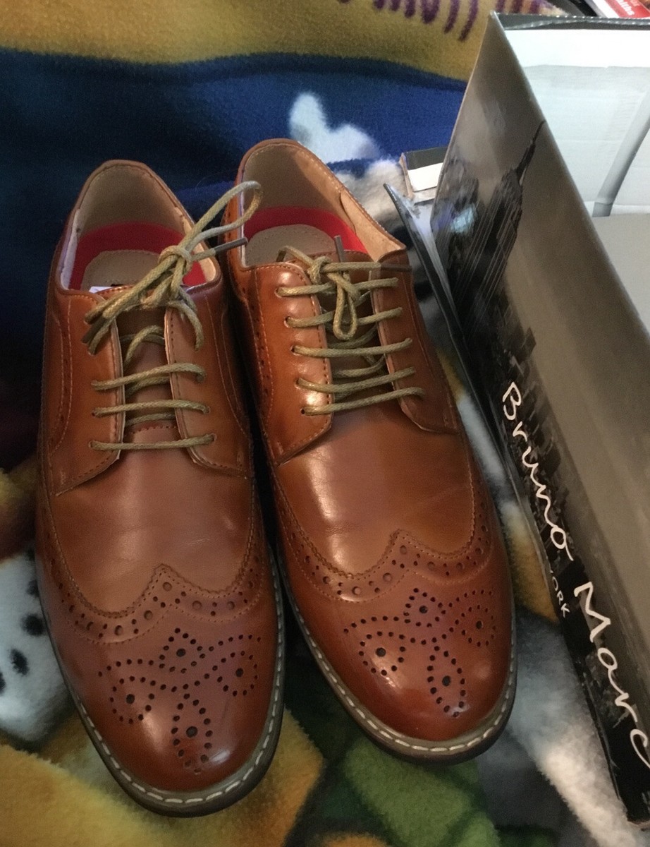 brown tie dress shoes Amazon.com