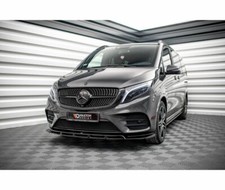 CUP Spoilerlippe SCHWARZ für Mercedes V Klasse W447 FL AMG Line Frontspoiler V5