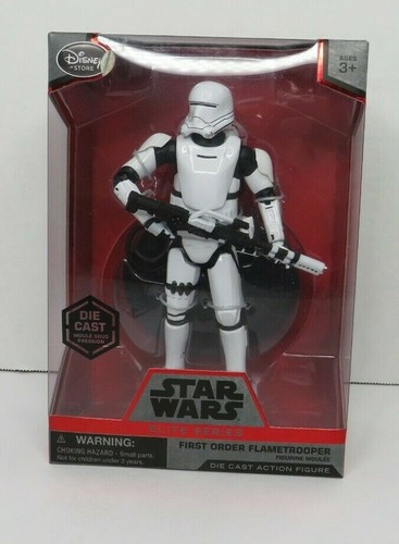 Star Wars - Disney Store - Figurine Die-Cast Métal 17cm Elite Series - First Order Flametrooper