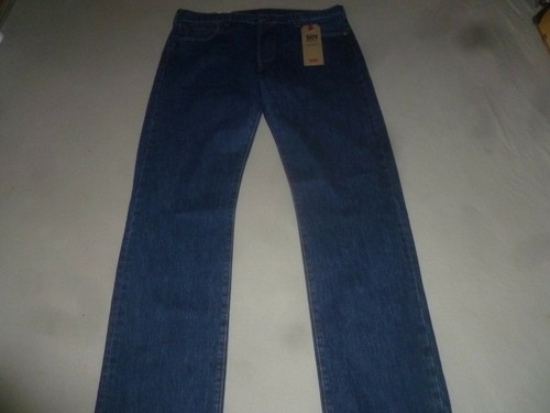 NEW ORIGINAL LEVI STRAUSS \u0026 CO 501 JEANS BLUE DENIM PANTS W36 L34 STRAIGHT  LEG \u003e | eBay