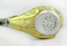 GENUINE 0.38 Cts VS2 DIAMOND MEN'S RING 14K GOLD  FREE SHIPPING  NEW WITH TAG