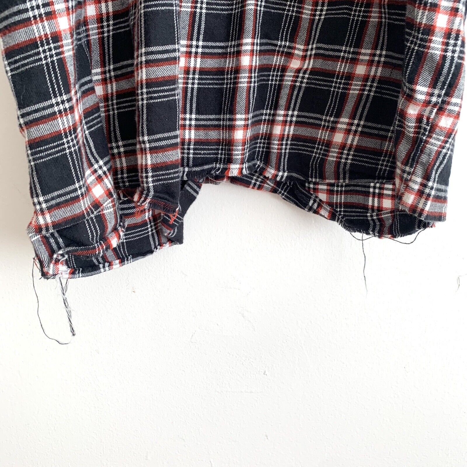 & Other Stories Plaid Cotton Oversized Boxy Long … - image 2