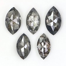 1.03 CT Natural Loose Marquise Diamond 5.80 MM Salt And Pepper Diamond QL2665