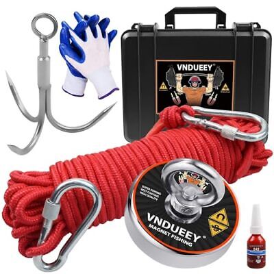 Fishing Magnet Kit With Rope Fishing Magnets 700 Lbs Pulling Heavy