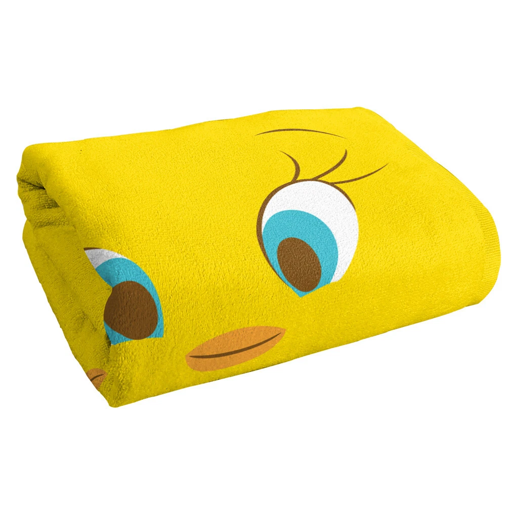 Looney Tunes Beach Towel, 30"x60" Tweety Head Beach Towel