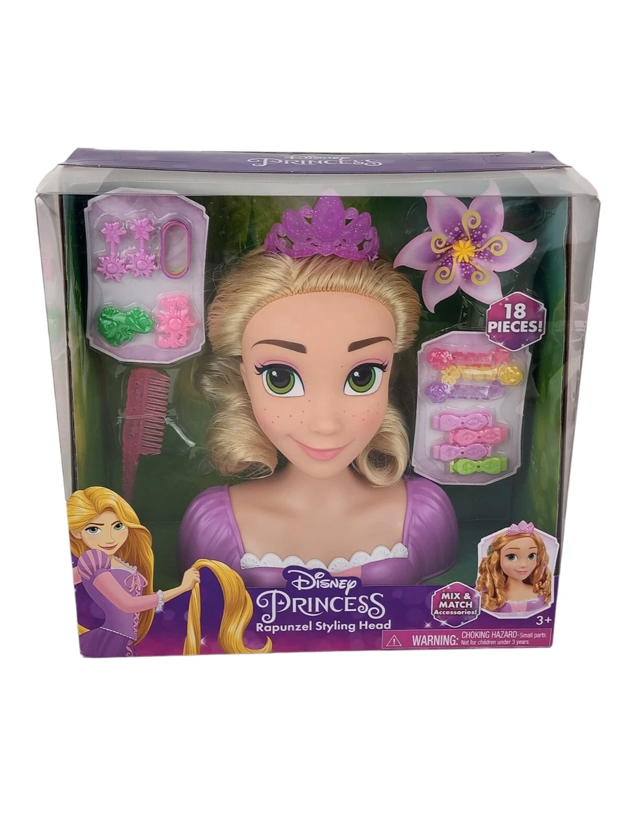  Disney Princess Rapunzel Styling Head, 18-pieces