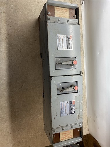 FPE QMQB1136R 100/100A 3p 600V Twin Fusible Switch Unit Used