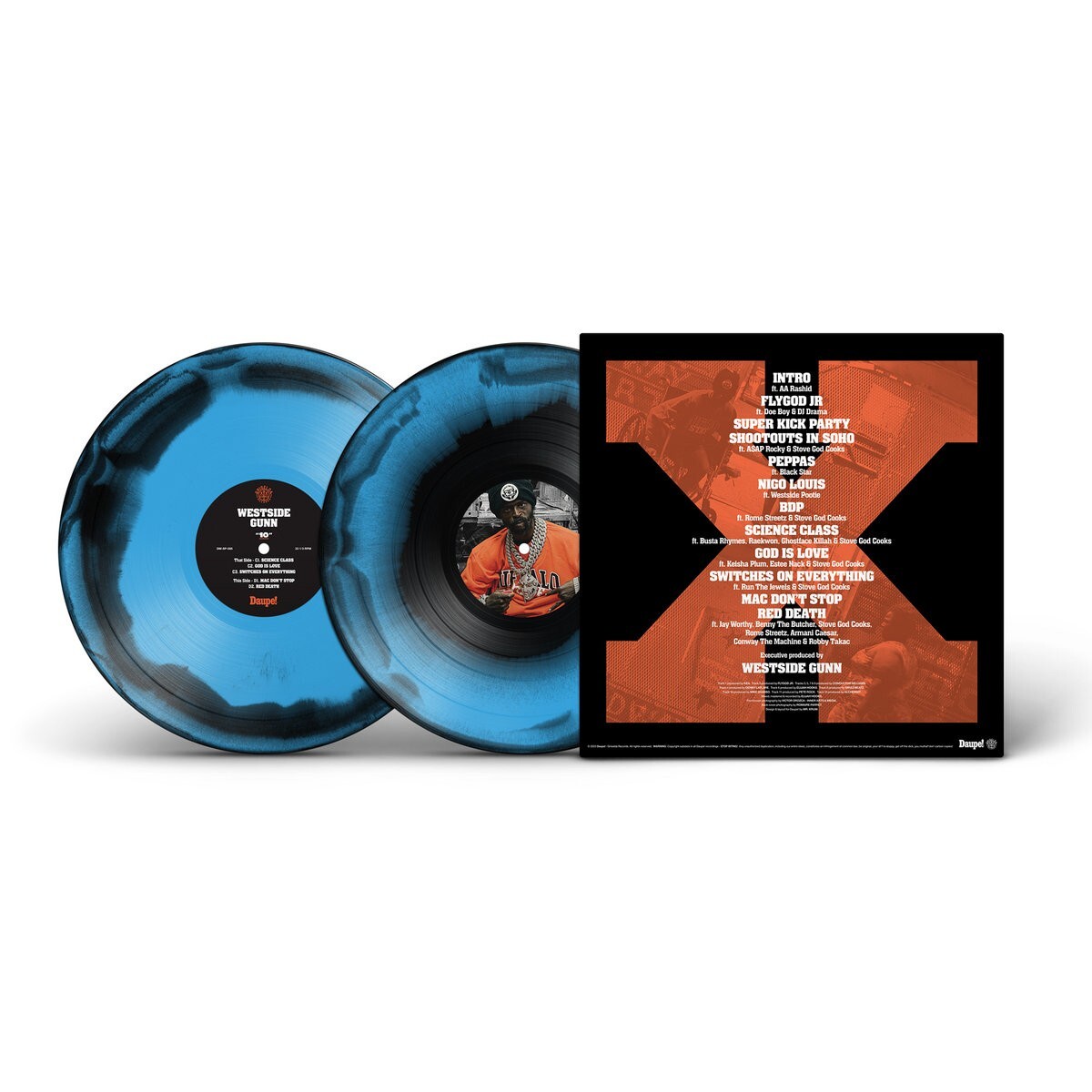 Westside Gunn HWH 10 新品未開封 2LP レコードvinyl Westside Gunn 10 Double Vinyl 2LP Blue Limited to 250 copies