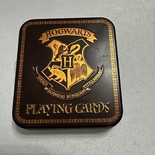Harry Potter Hogwarts Playing Cards in Collectable Tin Standard 52 Card Deck N