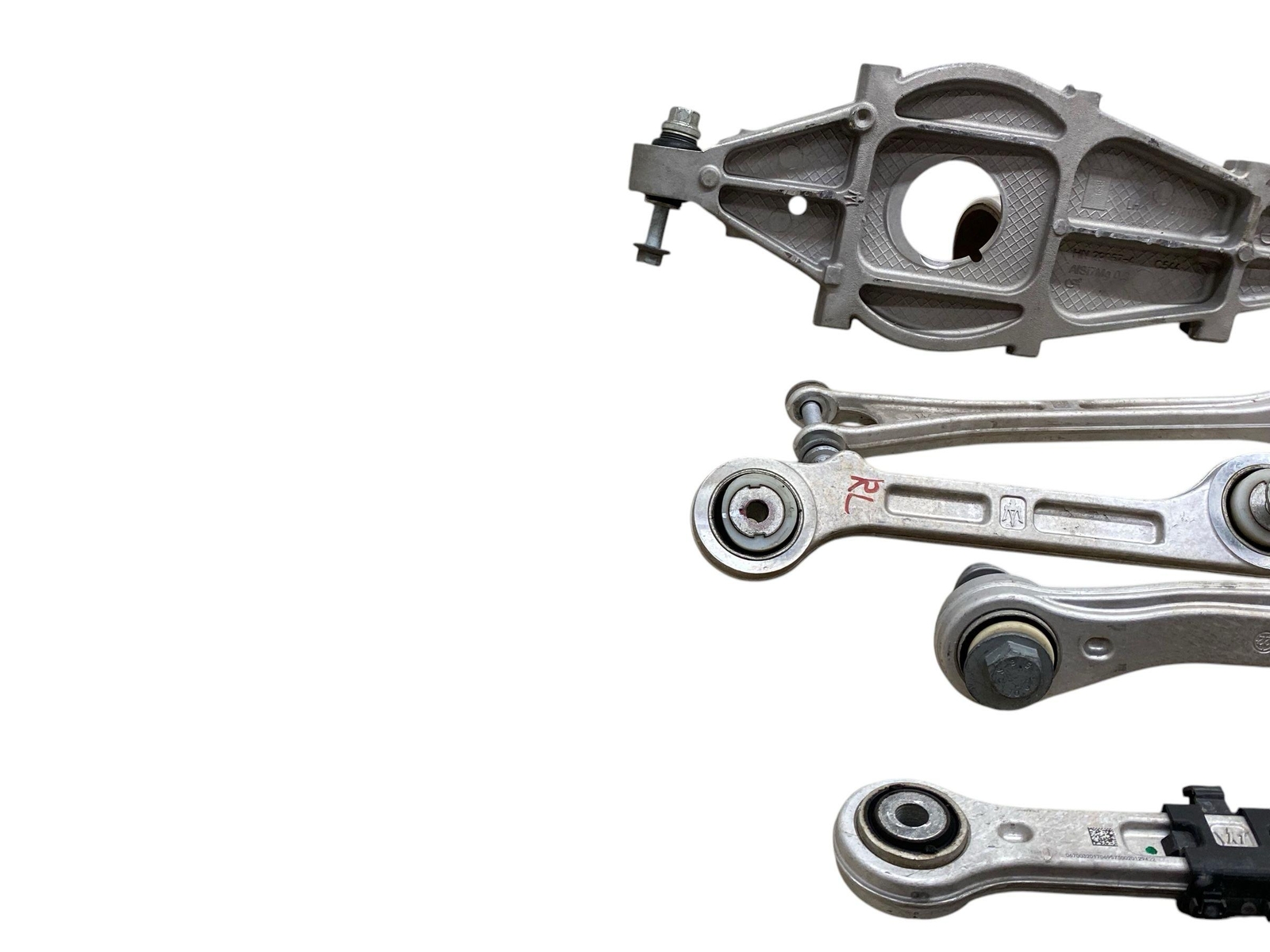 2017-2024 MASERATI LEVANTE OEM REAR LEFT DRIVER LOWER & UPPER CONTROL ARM SET x5