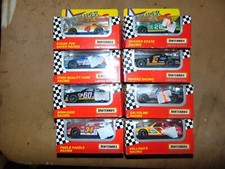 Lot Of 8 Matchbox 1994 Super Stars Series II 1/64 Scale Die Cast Cars NASCAR