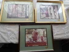 Fine Art Photography by Renowned Artist Art Gore Signed Framed Original 3 Pieces