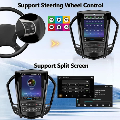 For Cadillac SRX 2009-2012 9.7" Android 12 Car Stereo Radio GPS BT Apple Carplay - Foto 16 di 16
