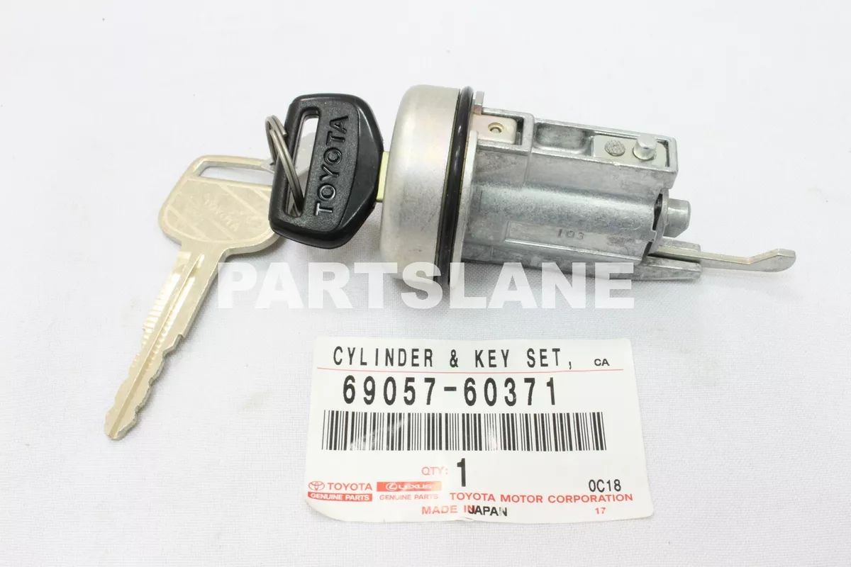 69057-60371 Toyota OEM Genuine CYLINDER & KEY SET, IGNITION SWITCH LOCK