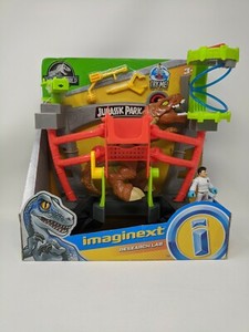 imaginext jurassic world research lab playset