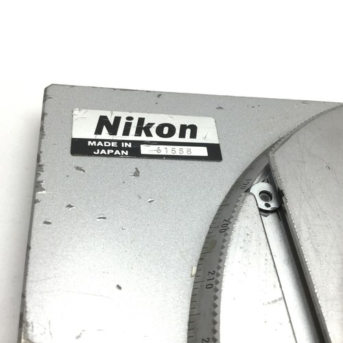 Nikon Rotation Table For V-12 Optical Comparator, 360° Rotation, 4.19" Ø Glass - Picture 2 of 8