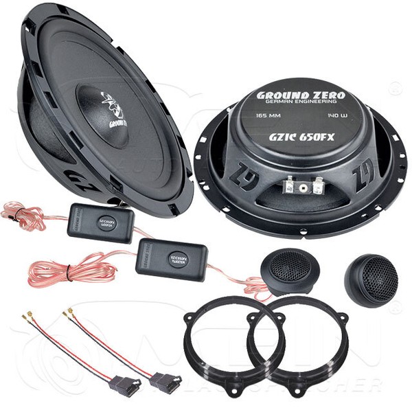 Ground Zero Lautsprecher FüR Renault Clio Iv Ab 2014 Front Vorn TüR 140W #Aqkf-image