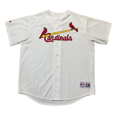 Majestic エンゼルス応援グッズ❤️ユニフォーム Sサイズ PUJOLS 5 Vintage Majestic MLB St. Louis Cardinals Albert Pujols #5 Jersey