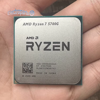 AMD Ryzen 7 5700G R7 5700G 3.8 GHz 8-Core 16-thr 65W AM4 CPU